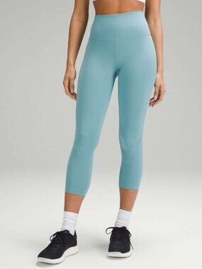 Lululemon Women’s Wunder Train High Rise Crop 23" Tidal Teal 10